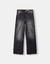 Baggy Jeans with Tassels