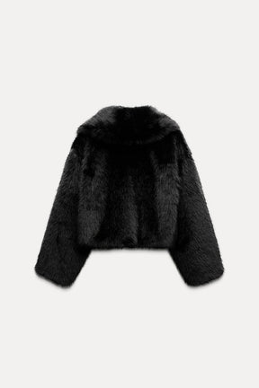 Faux Fur Cropped Jacket