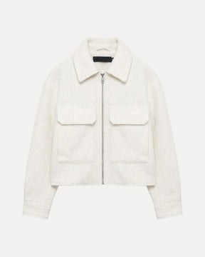 Cropped Wool Jacket