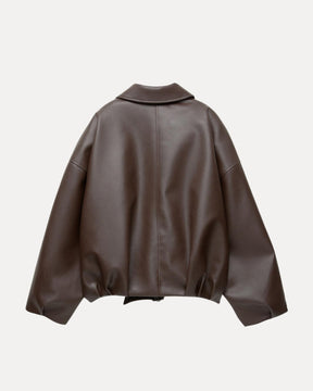 Belted Leather Jacket