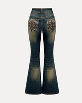 Regal Bloom Flare Jeans
