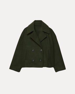 Heritage Cropped Wool Coat