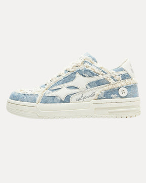 Denim Patch Low Sneaker