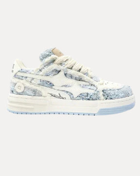 Denim Patch Low Sneaker