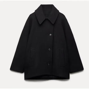 Oversized wool coat™