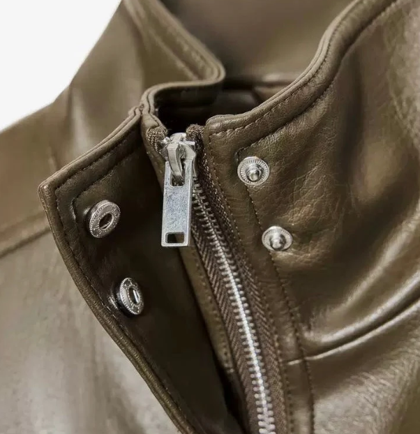 "Yara" Bomber Lederjacke