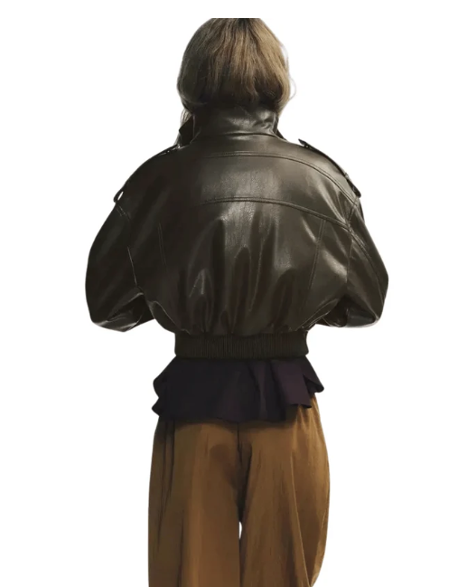 "Yara" Bomber Lederjacke