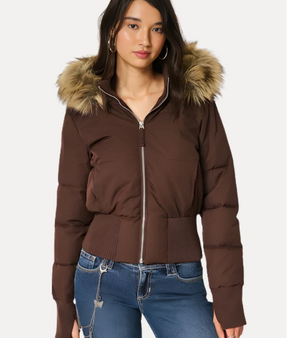 Fur Hood Puffer Jacket