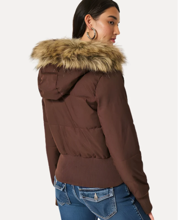 Fur Hood Puffer Jacket
